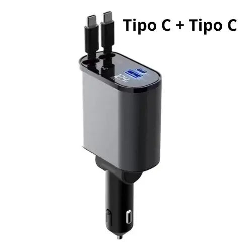 Charger Pro Max – Carregador Automotivo 4 em 1 Turbo 5x Mais Rápido