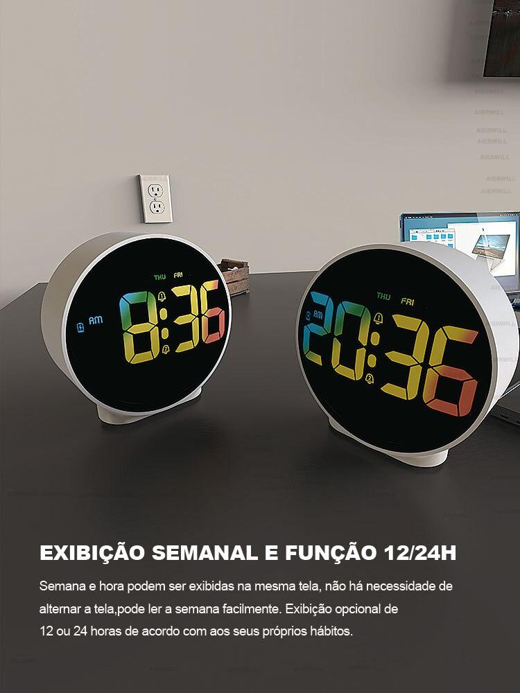 Relógio de Alarme Aierwill N16 - Luxo Online